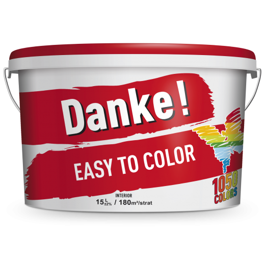 DANKE Easy to Color baza P, 2.5L, vopsea lavabila 